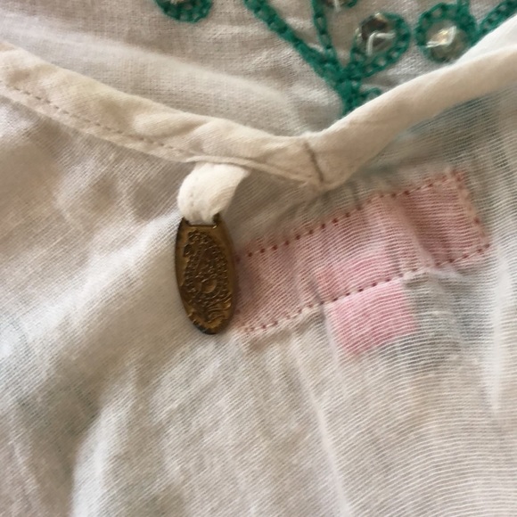 Ruby YaYa boho sequined caftan/swim coverup - Picture 7 of 10